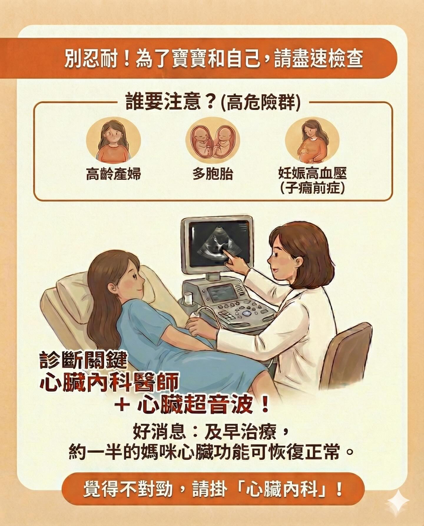 高危險群與診斷關鍵：心臟內科醫師 + 心臟超音波