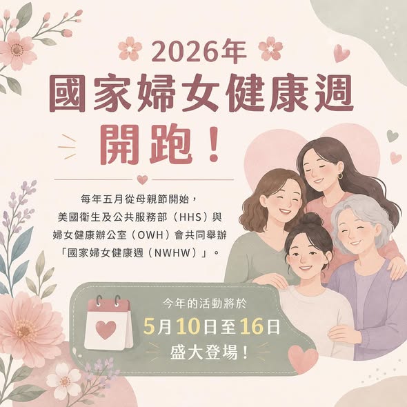 2026 國家婦女健康週:女性健康的新紀元