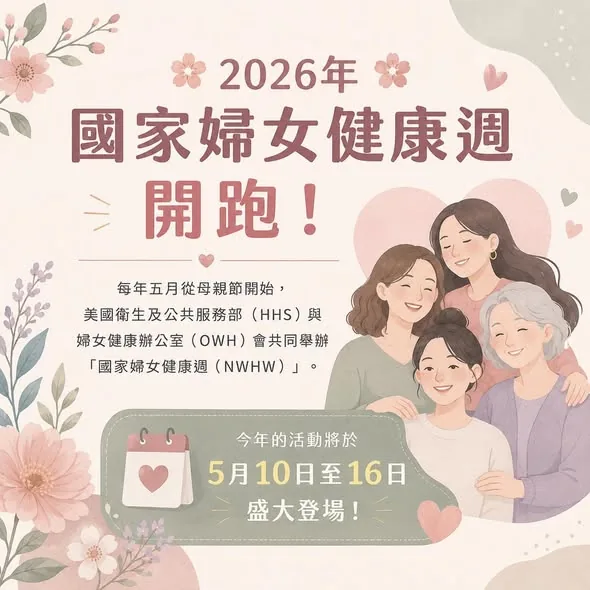 2026 國家婦女健康週：女性健康的新紀元